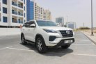 White Toyota Fortuner 2021 for rent in Abu Dhabi 1